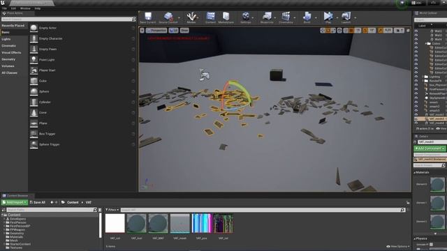 UE4 - Vertex Animation Textures test смотреть онлайн