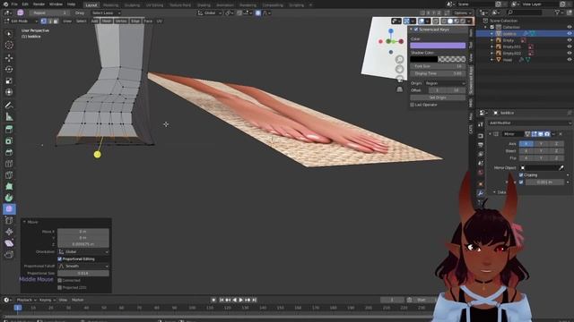 Part 4 How to make basic feet in Blender | VTuber VRchat Avatar .etc смотреть онлайн