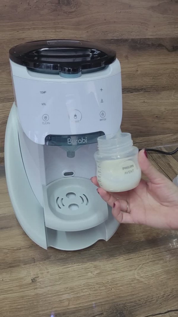 Burabi Plus отзыв и обзор на машинку для автоматического приготовления детской смеси Бураби Плюс