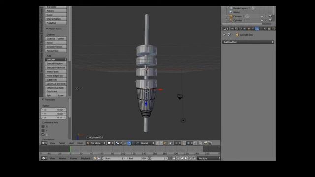 Creating a believable Spacecraft in Blender - Part 1 Modelling смотреть онлайн