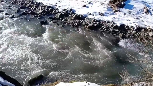 Река Гизельдон в Рождество