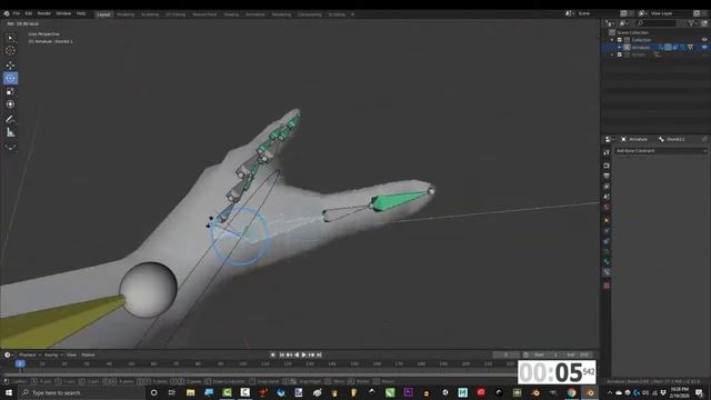 Dash 3D : Blender 2.82 : Advanced Hand Rig (In 30 Seconds~!) смотреть онлайн