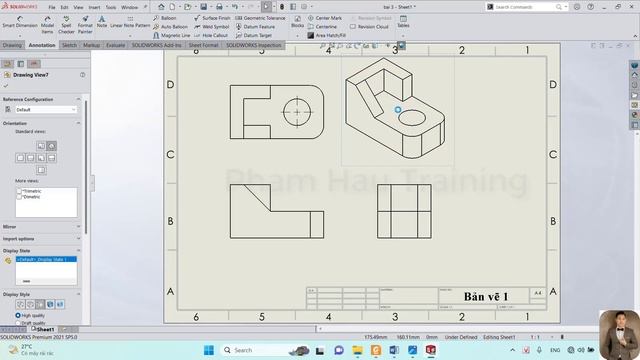 Xuất bản vẽ trong solidworks , how to export drawing in solidworks. смотреть онлайн