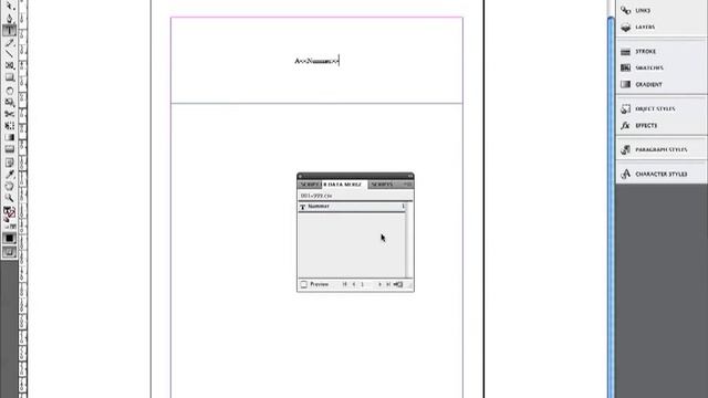 Nummerserie i InDesign med hjälp av Excel och Datasammanfogning. смотреть онлайн