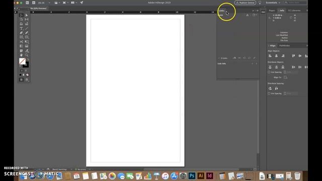 InDesign - Workspace Setup, Construction of Poster смотреть онлайн