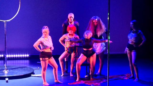 Lollipop Rocky Horror Routine - Sweet Transvestite: Showcase Routine : Blush Aerial & Pole Dance.