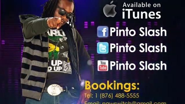 Pinto Slash TVJ Jamaica Advertisement New jamican Reggae Dancehall Artist смотреть онлайн