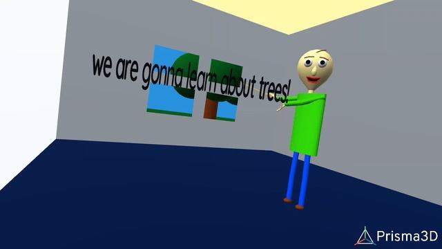my own Baldi model made in prisma 3d! смотреть онлайн