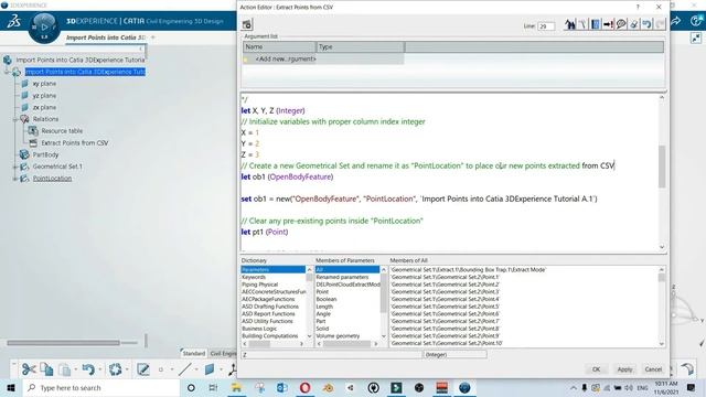 How to Extract points via EKL | Fast Forward | CATIA 3DEXPERIENCE TUTORIAL | DESIGN AUTOMATION смотреть онлайн