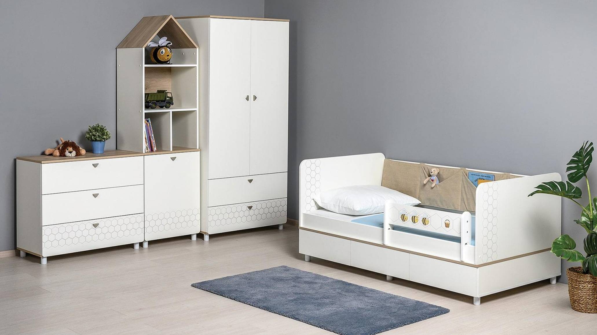 Эйп детская комната Белый шагрень Дуб Белый смотреть онлайн