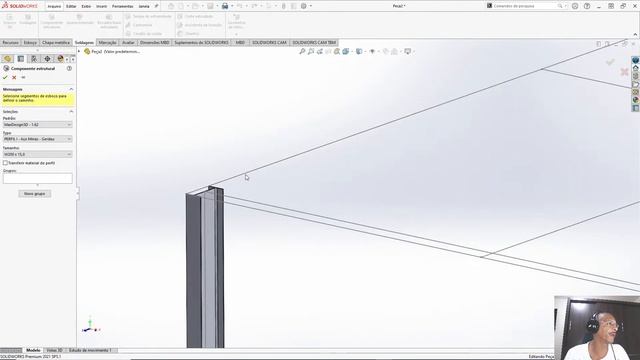 MINI CURSO SOLIDWORKS #02- ESTRUTURAS METÁLICAS смотреть онлайн