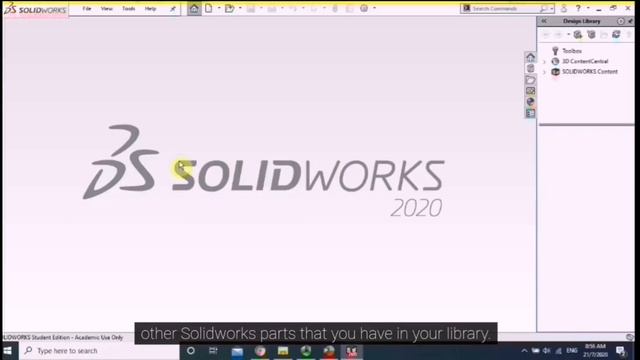 Solidworks Tutorial | 3D Content central and Model Analysis! смотреть онлайн