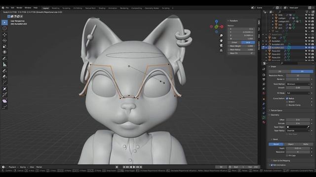 Dressing up my digital cat-girl doll~ смотреть онлайн