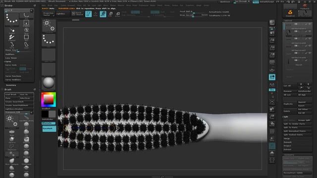zbrush dust brush insert mesh bristles 03 смотреть онлайн