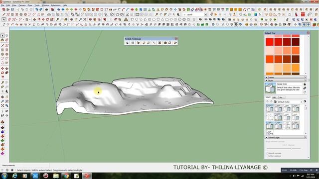 Sketchup Terrain/landscape смотреть онлайн