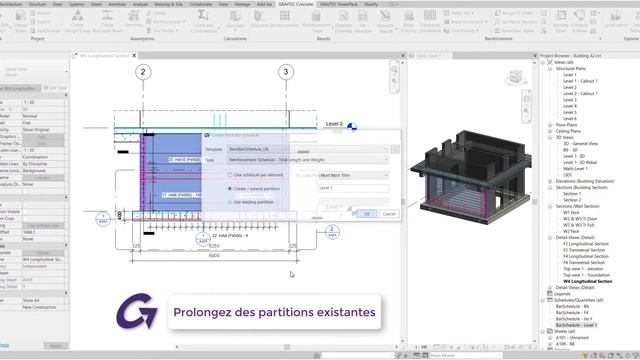 BIM Designers pour Revit: Création de cédules de barres d'armature смотреть онлайн