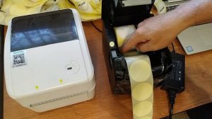 Печать круглых этикеток на Xprinter XP-365B и XP-420B