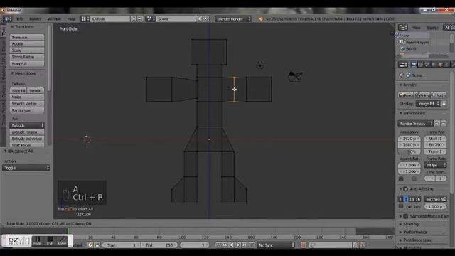 3D Human Body in blender | Tutorial for Beginners смотреть онлайн