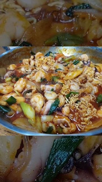 Лапша с морепродуктами #shorts