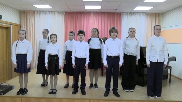 Общий вокально-хоровой ансамбль "Жемчужина". ЛДМШ №2 г. Лесосибирск II младшая группа смотреть онлайн