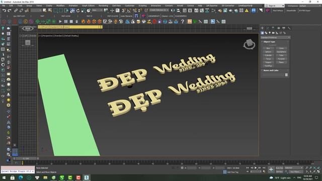 Bài 8 _ Cách Import chữ, file vector (Corel, AI) vào 3ds max смотреть онлайн