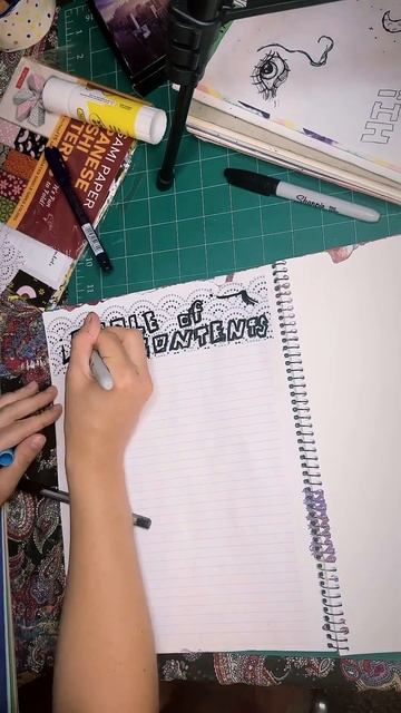 Table of Contents Design - High School Art - Visual Journal Page 3 смотреть онлайн
