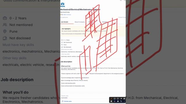 TATA Group Latest Recruitment | All Branches | Graduate Engineer | Direct Interview | Permanent Job смотреть онлайн