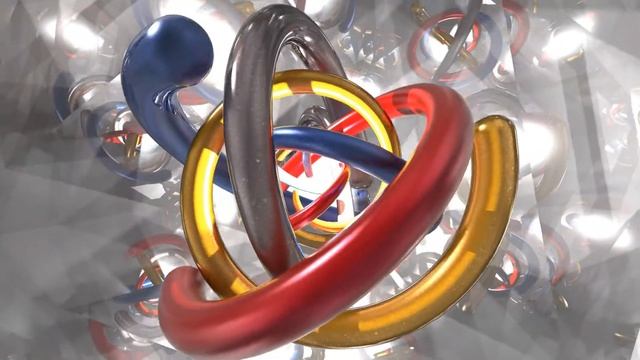 Oskar's Interlocking Spirals - A SolidWorks PhotoView 360 Rendering смотреть онлайн