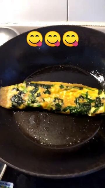 Spinach Egg Roll #shorts