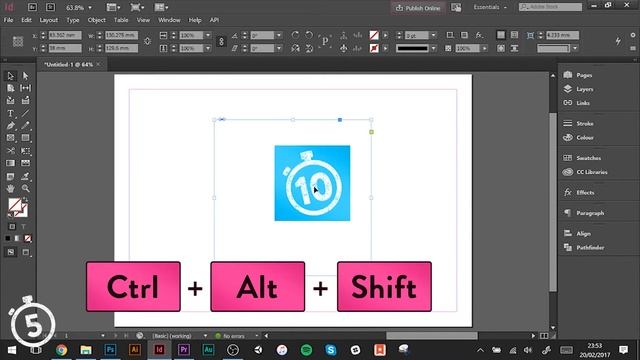 Scale Objects to Fit Frames Proportionally - InDesign смотреть онлайн