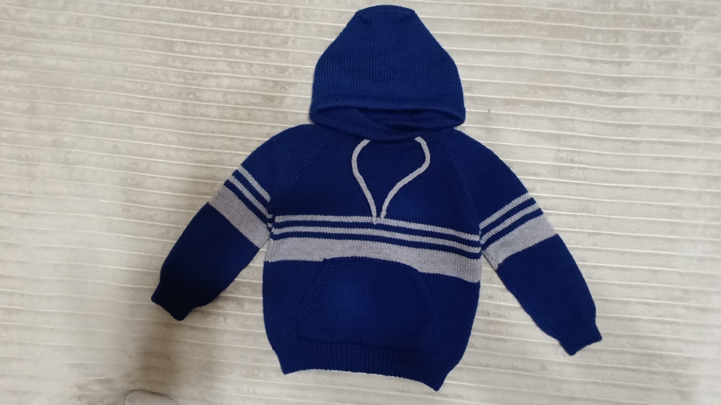 МК Детский худи спицами Часть-2