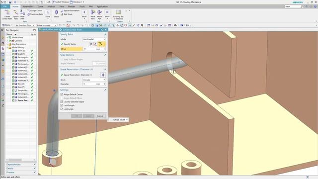 Siemens NX Routing base смотреть онлайн
