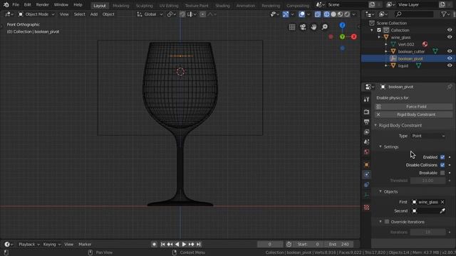Blender 2.8 : Fluid Simulation using Rigid Body Physics смотреть онлайн