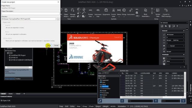 Chapter (8) 8.1 Synchronization of P&ID data to SolidPlant3D смотреть онлайн