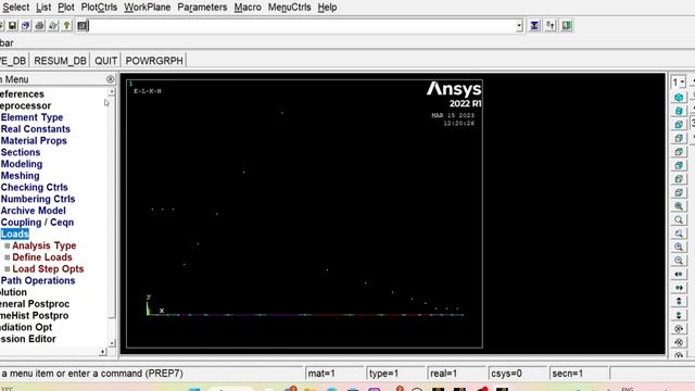 Analysis of I-Beam in Ansys APDL. смотреть онлайн