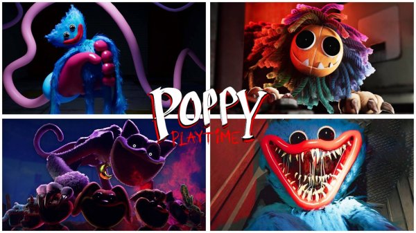 Poppy Playtime - All Chapters Trailers ◀ ТРЕЙЛЕРЫ всех ГЛАВЫ из Poppy Playtime ▶ 4K HD
