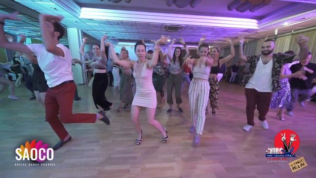 Sergey Gazaryan and Katerina Mik Animation Dancing at 3 Front Relax in Hotel Don-Plaza, 03.08.2019 смотреть онлайн