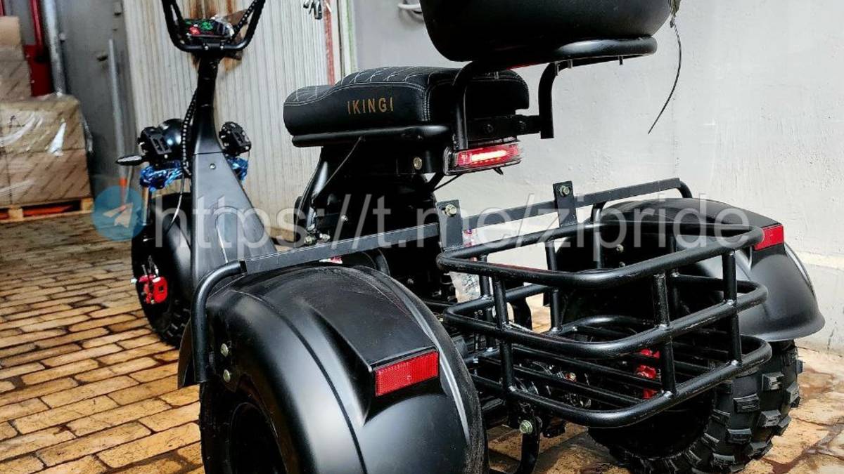 НОВИНКА ✔️ Обзор IKINGI Monster Х7+ Рrо Электроскутер Trike  3000W 23Ah 60v