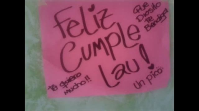 FELIZ CUMPLEAÑOS LAURA MORA ♥ смотреть онлайн
