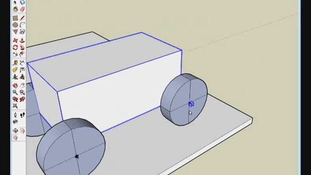 Sketchup SketchyPhysics Car tutorial смотреть онлайн