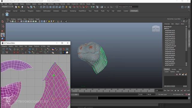 Trải UV kết hợp Maya và Zbrush смотреть онлайн
