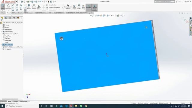 Sketch Driven pattern 3D SolidWorks #21 смотреть онлайн