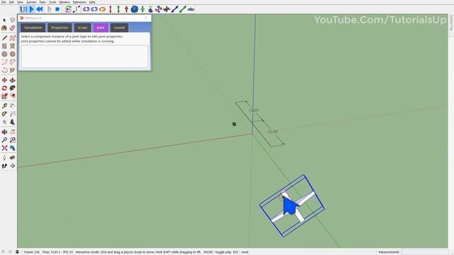MSPhysics Plugin for SketchUp - Corkscrew Joint | 15 of 26 смотреть онлайн