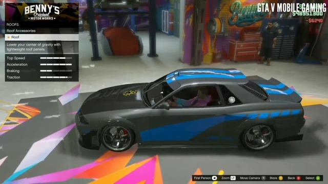 2 FAST 2 FURIOUS CAR MODIFICATION SKYLINE GTR R-34 CAR PAUL WALKER | GTA V MOBILE GAMING смотреть онлайн