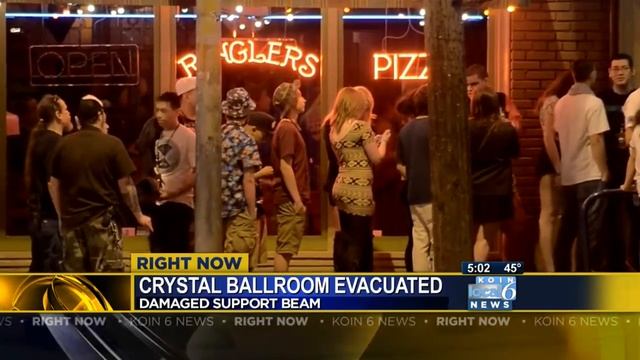 Crystal Ballroom evacuated смотреть онлайн