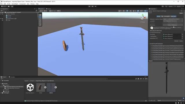 Export 3D models to Unity Blender FBX settings !!!! смотреть онлайн