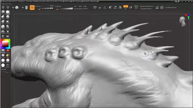 First time using Zbrush core mini смотреть онлайн