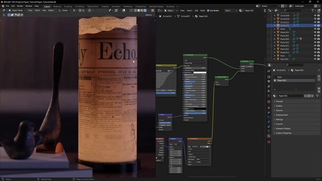 How to Make Translucent Paper Material | Blender Arch - Viz Series смотреть онлайн