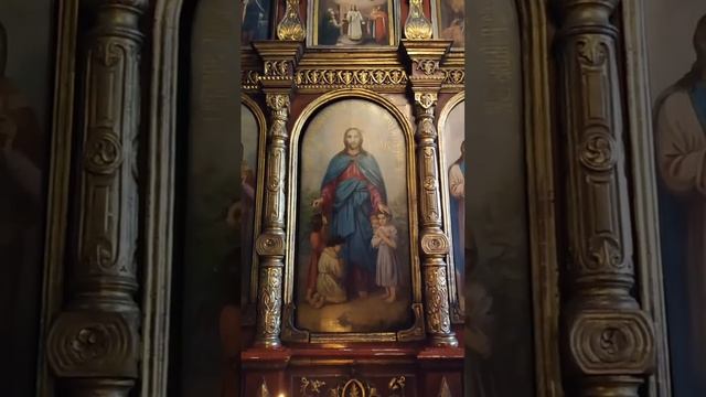 Фрагменты литургии на праздник Сретение Господне в с. Кучка смотреть онлайн