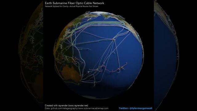 Dünyanın denizaltı fiber optik kablo ağı смотреть онлайн